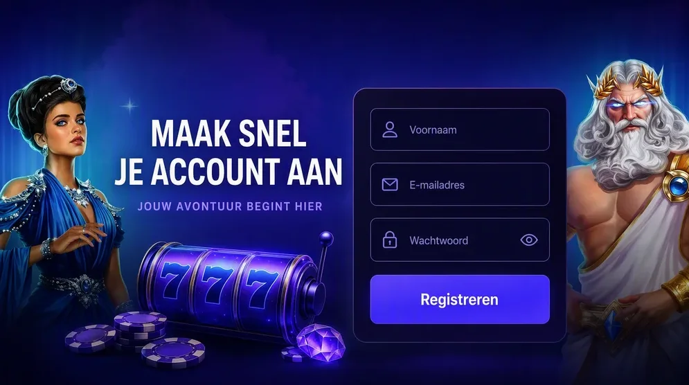 registratieformulier met invoervelden