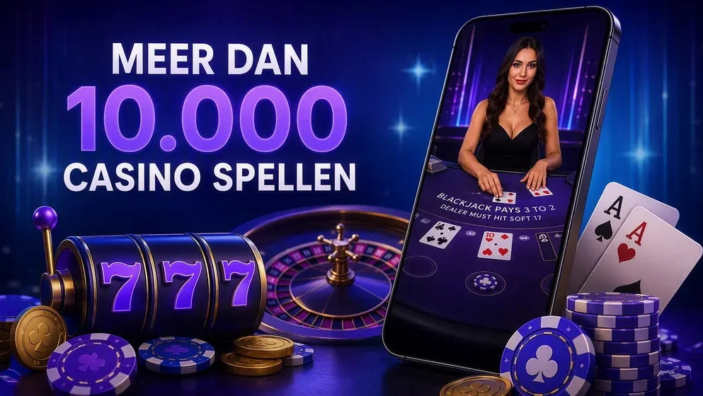 smartphone met live casino blackjack tafel en dealer