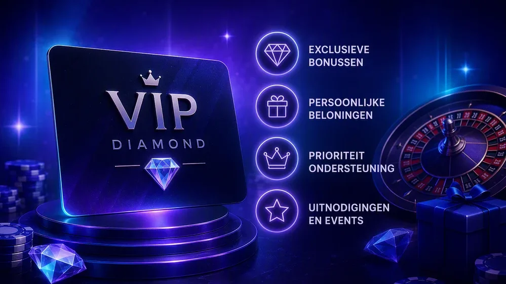 VIP kaart met Diamond niveau en exclusieve voordelen